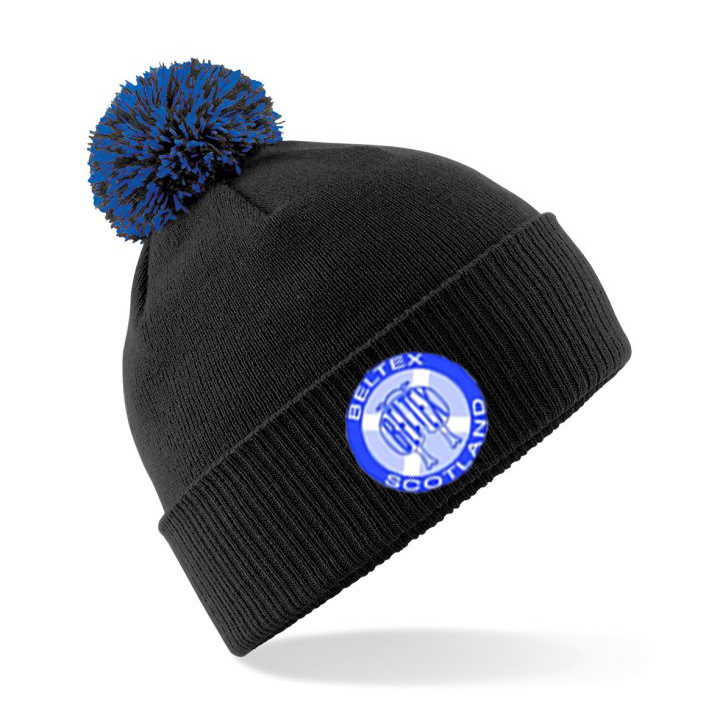 Beltex Scotland - Adult Bobble - Black / Blue