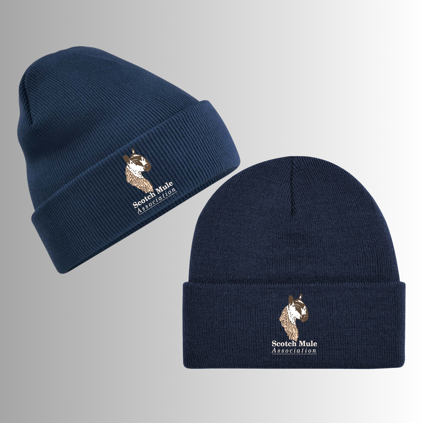 Scotch Mule - Adult Beanie Hat - Navy