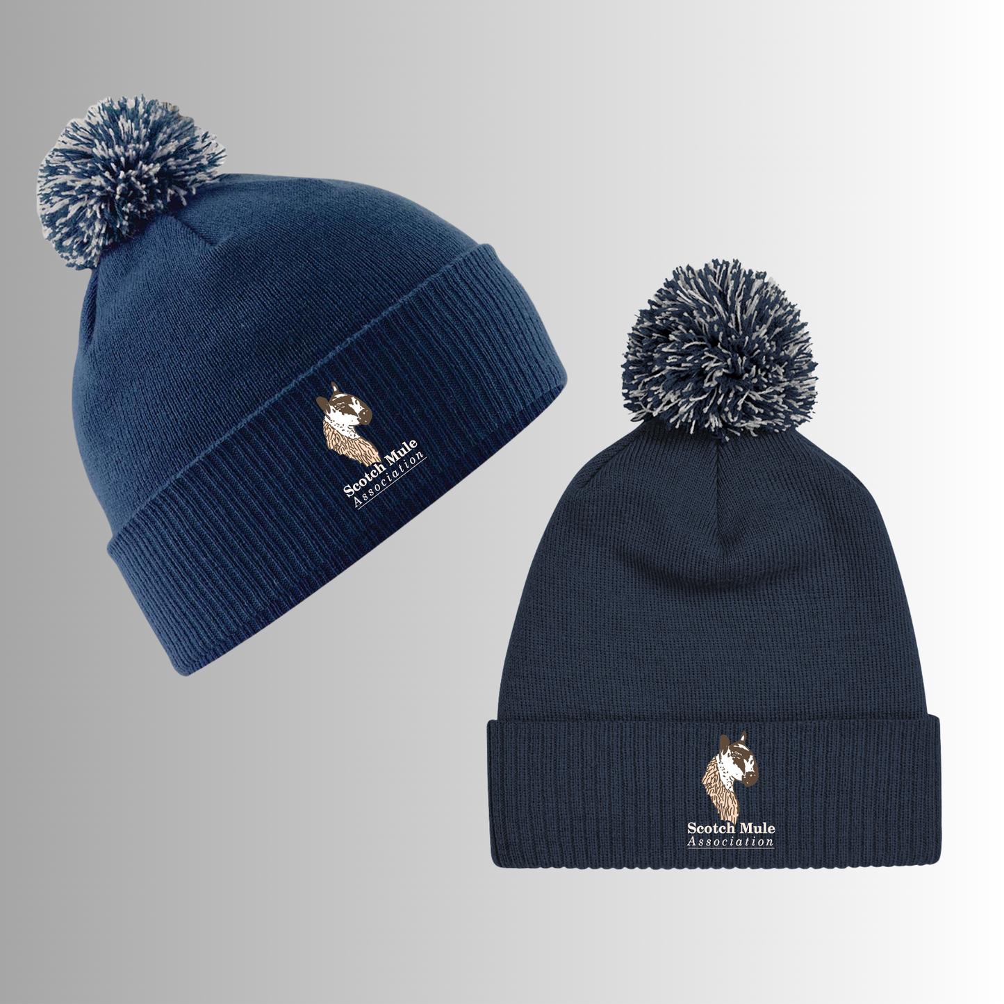 Scotch Mule - Adult Bobble - Navy